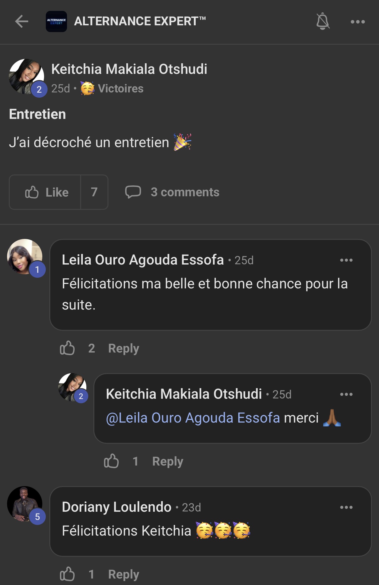 Témoignage d'un élève ayant signé son alternance