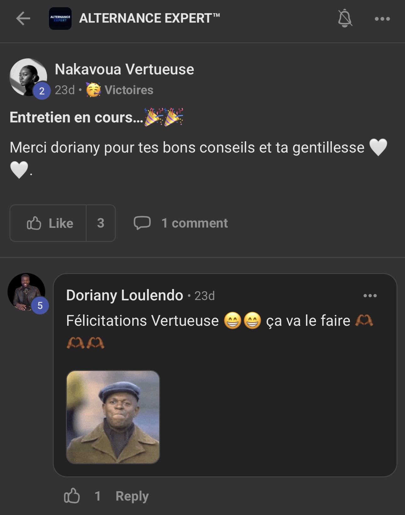 Témoignage d'un élève ayant signé son alternance