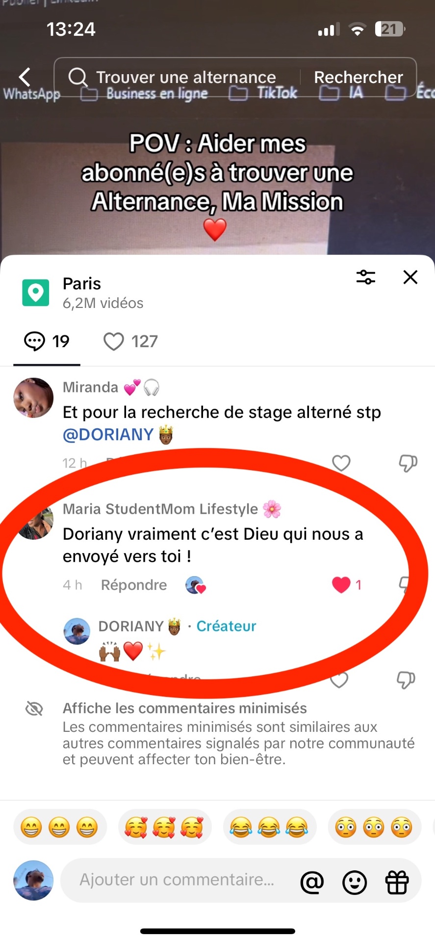 Témoignage d'un élève ayant signé son alternance