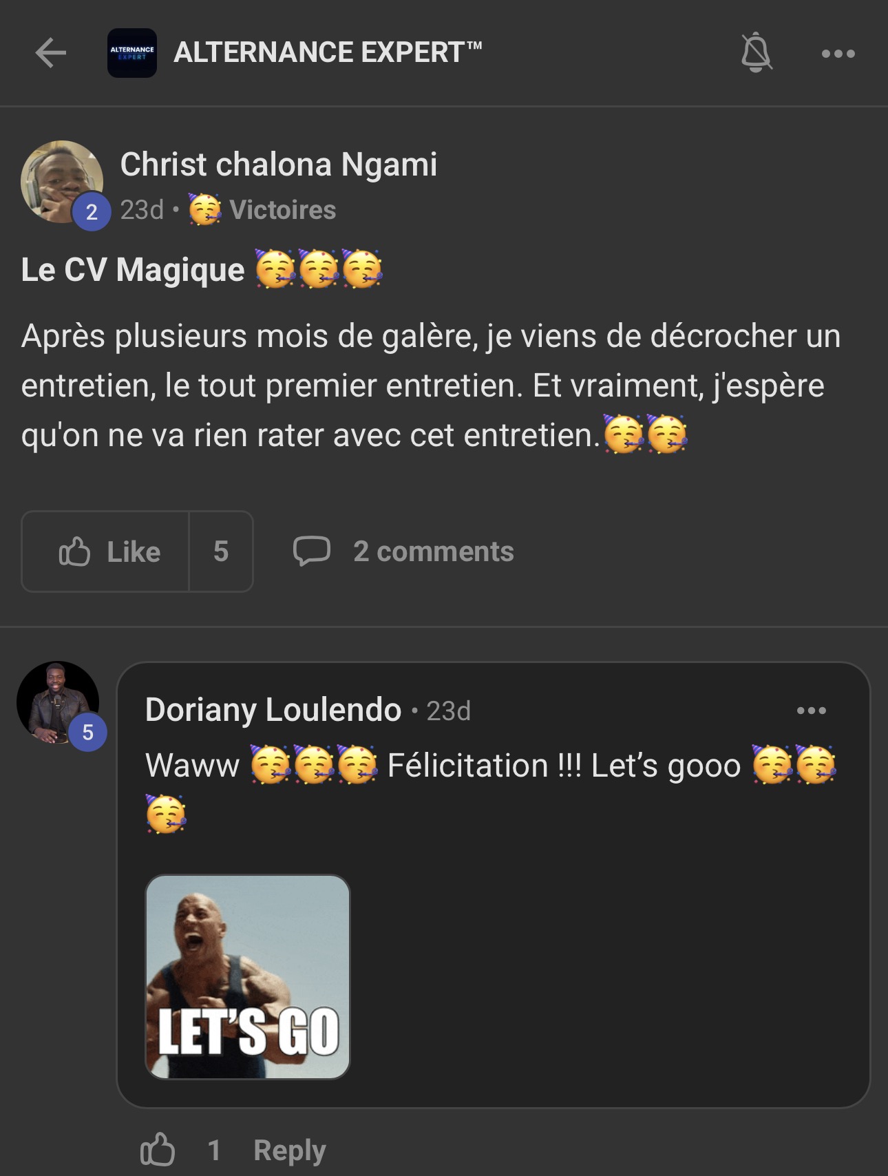 Témoignage d'un élève ayant signé son alternance